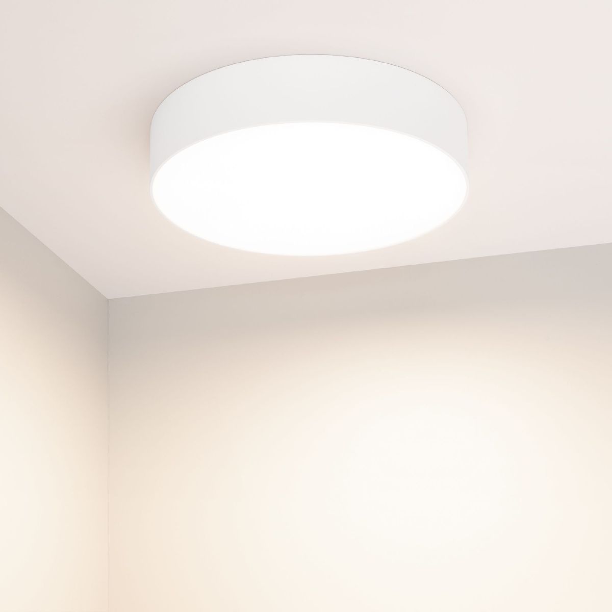 Потолочный светильник Arlight IM-RONDO-EMERGENCY-3H-R250-33W Warm3000 (WH, 120 deg, 230V) 041062