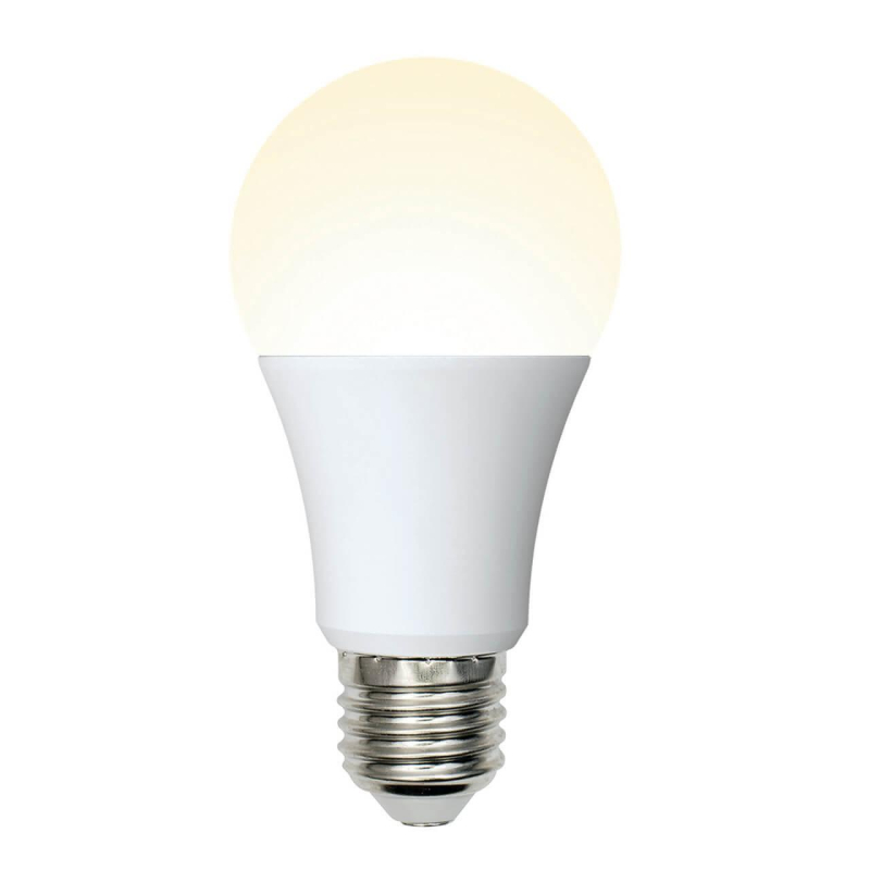 Лампа светодиодная (UL-00002371) Uniel E27 10W 3000K матовая LED-A60-10W/WW/E27/FR/MB PLM11WH