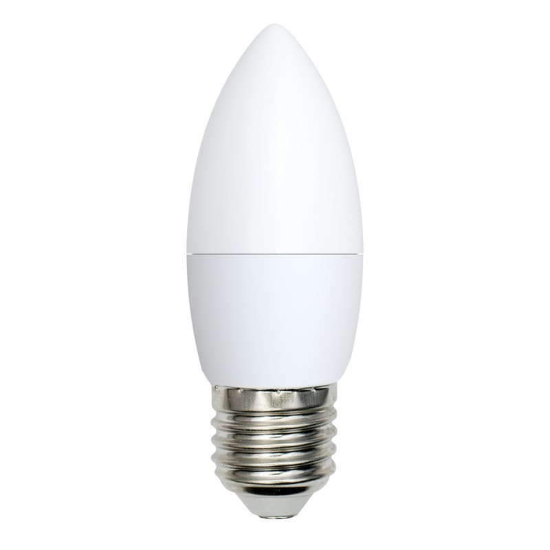 Лампа светодиодная (UL-00003807) Volpe E27 9W 3000K матовая LED-C37-9W/WW/E27/FR/NR