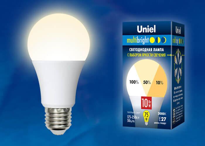 Лампа LED сверхмощная (09508) Uniel E27 100W (1000W) Uniel 6000K LED-M88-100W/DW/E27/FR ALV01WH