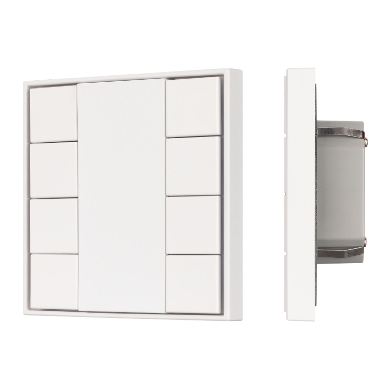 Кнопочная панель Arlight KNX-301-22-8-SH-IN White BUS, Frame 037723