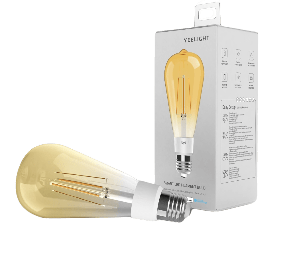 Умная светодиодная филаментная лампа Yeelight Smart LED Filament Bulb ST64 E27 6W 2000K YLDP23YL