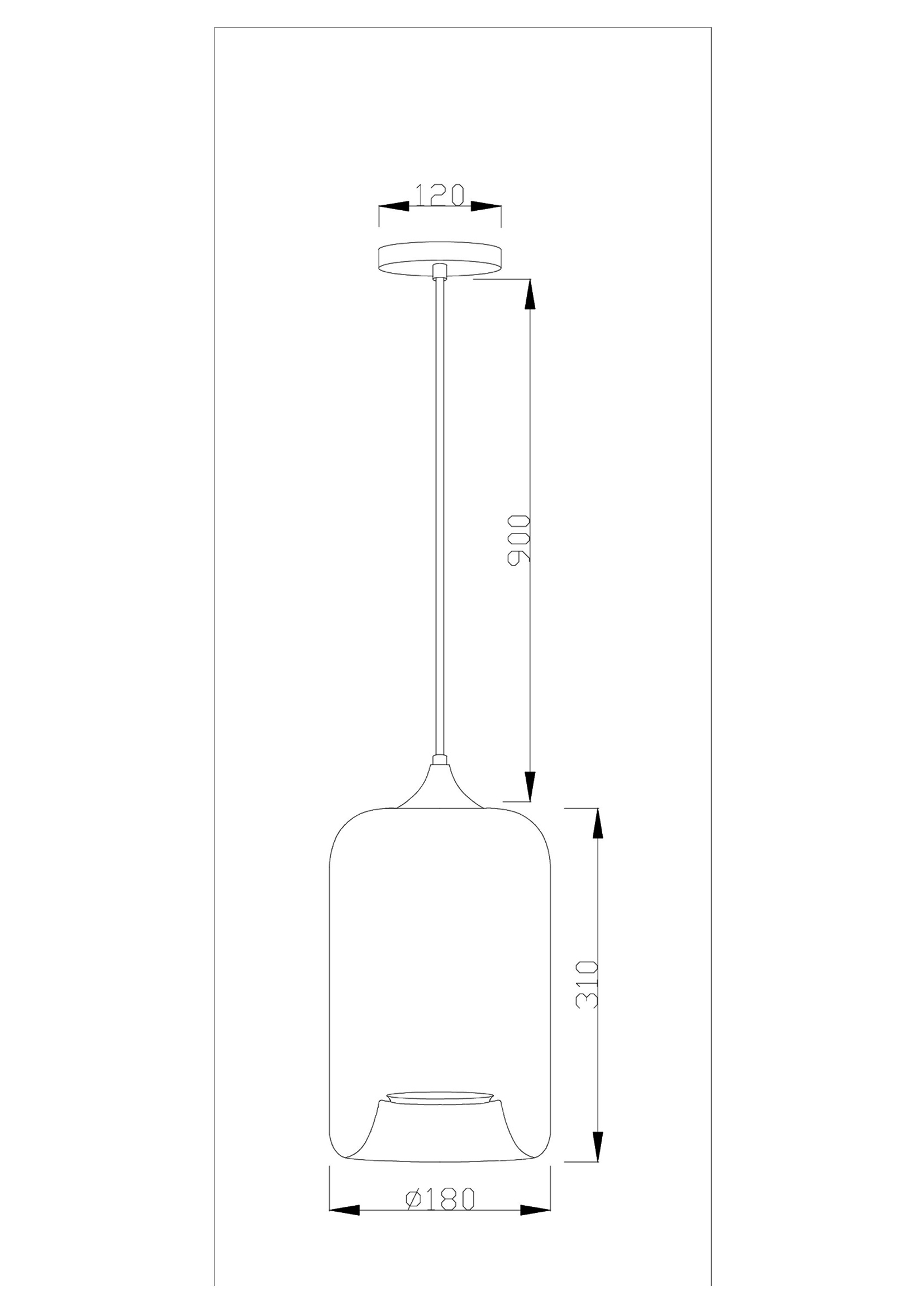 Подвесной светильник Moderli Scrum V2142-P