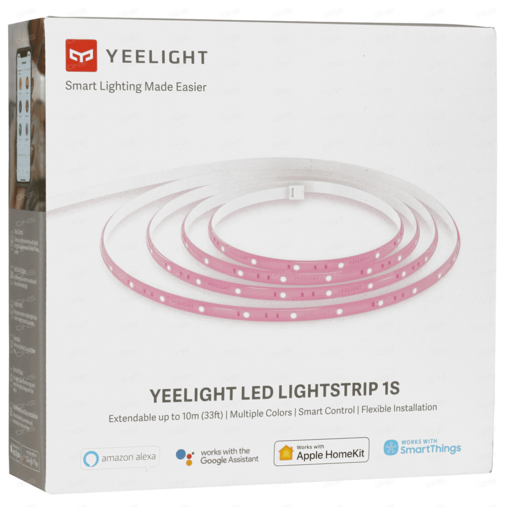 Умная светодиодная лента Yeelight Lightstrip Plus 1s 7,5Вт RGB 2м YLDD05YL