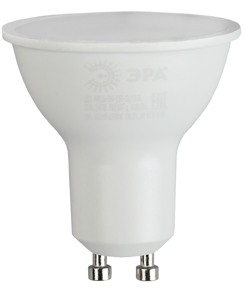 Лампа светодиодная Эра GU10 7W 6500K LED MR16-7W-865-GU10 R Б0045350