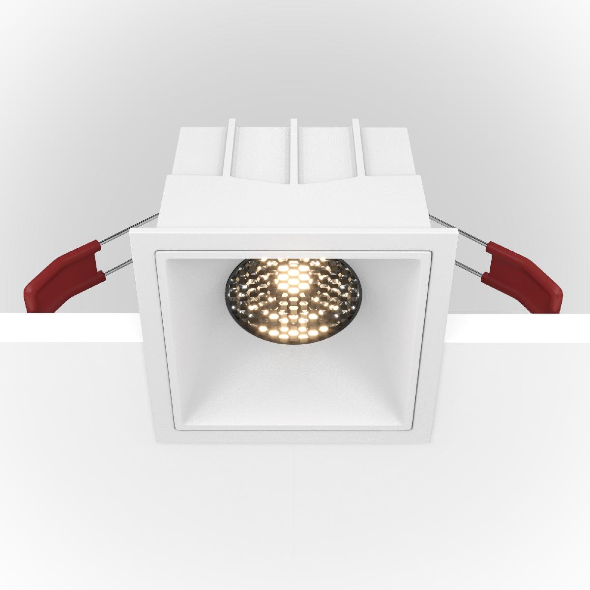 Встраиваемый светильник Maytoni Technical Alfa LED DL043-01-15W4K-SQ-W