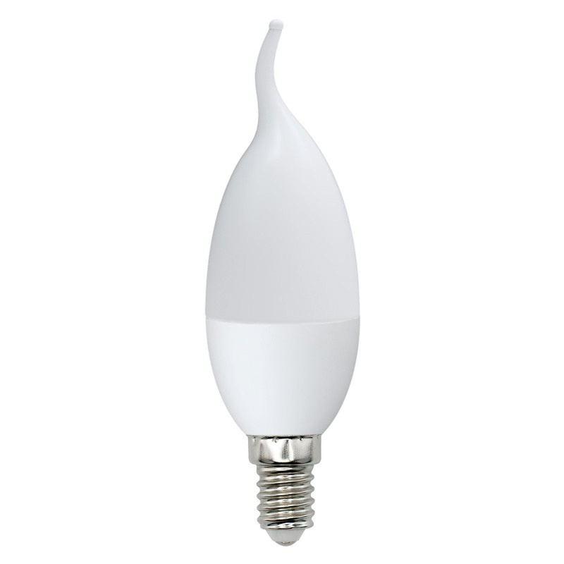 Лампа светодиодная (UL-00003801) Volpe E14 7W 3000K матовая LED-CW37-7W/WW/E14/FR/NR