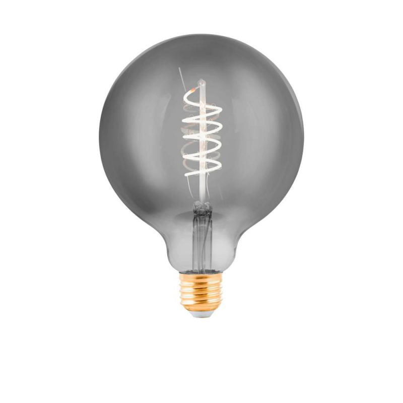 Светодиодная лампа Eglo E27 4W 2000K шар дымчатый 11873