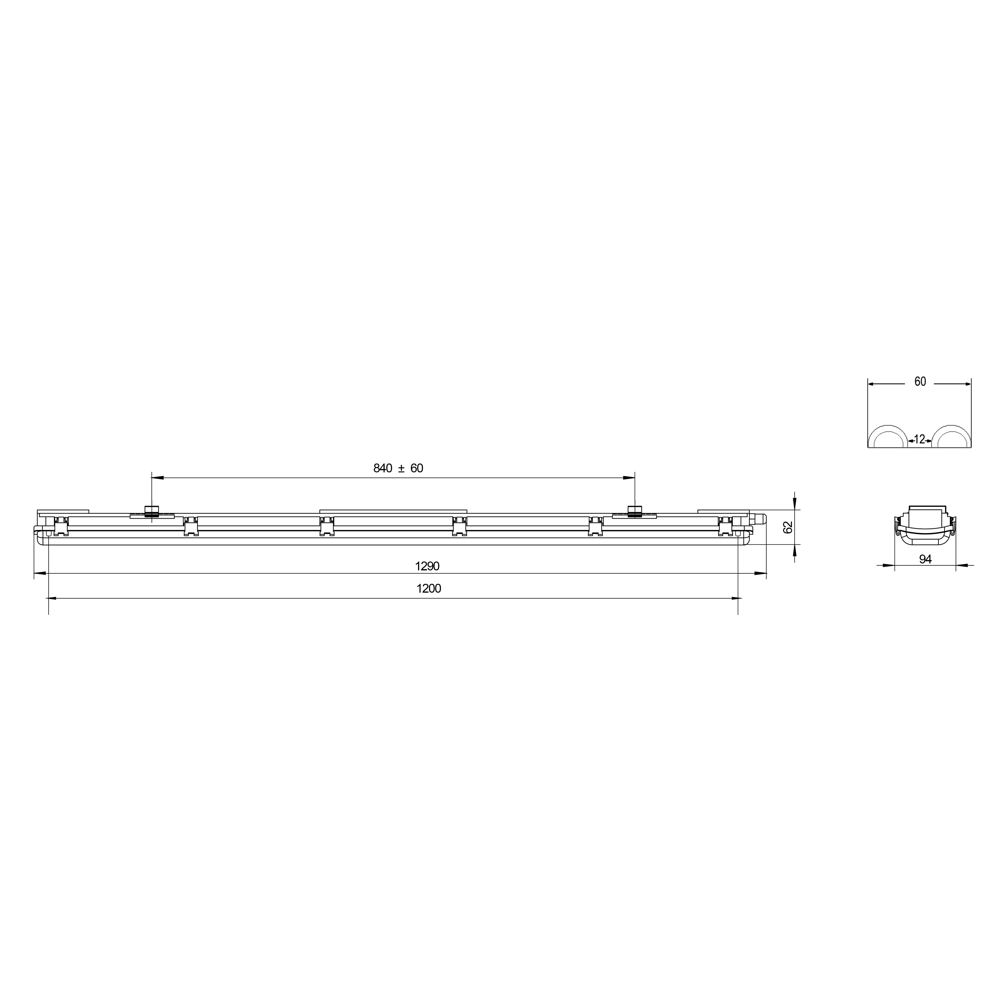 Настенно-потолочный светильник Эра SPP-102-0-002-120 Б0052438