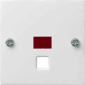 Лицевая панель Gira System 55 выключателя с шнурком чисто-белый шелковисто-матовый 063827