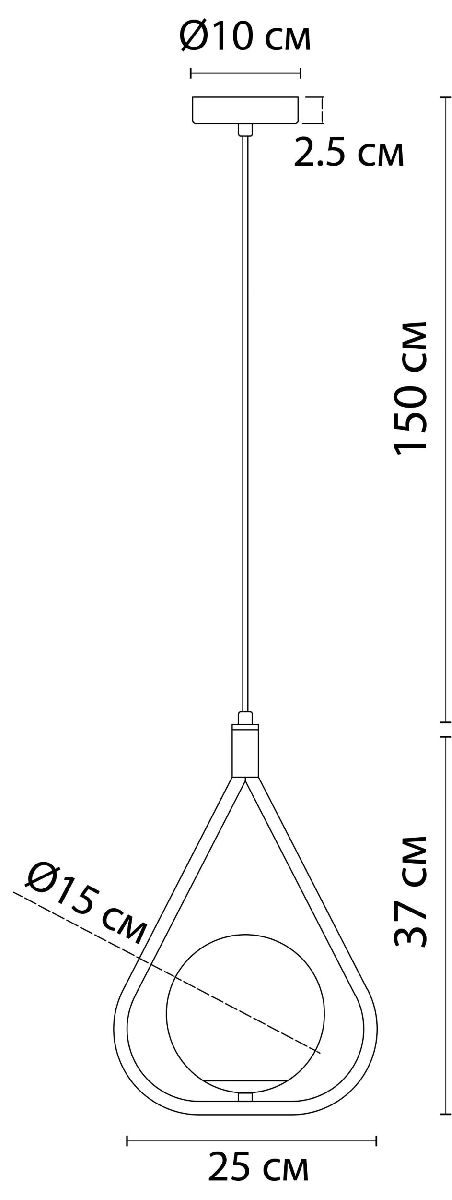 Подвесной светильник Arte Lamp Matisse A7764SP-1AB