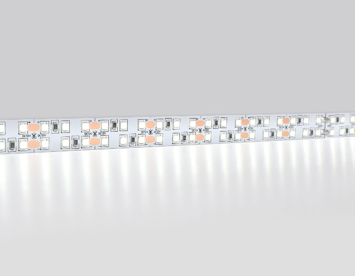 Светодиодная лента двухрядная Ambrella Light LED Strip 12В 2835 24Вт/м 6500K 5м IP20 GS1703