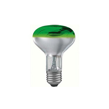 Лампа накаливания рефлекторная Paulmann R80 Е27 60W зеленая 25063