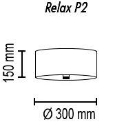 Потолочный светильник TopDecor Relax P2 10 09g