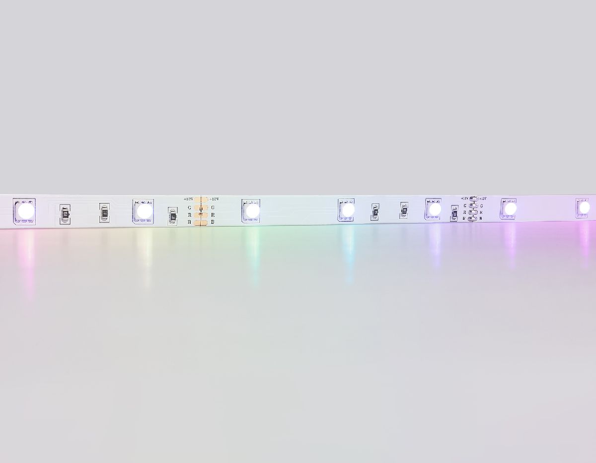 Светодиодная лента Ambrella Light LED Strip 12В 5050 7,2Вт/м RGB 5м IP20 GS2401