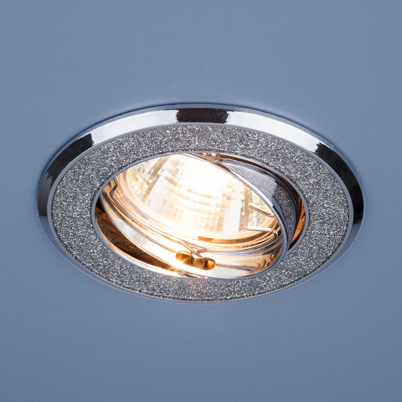 Встраиваемый светильник Elektrostandard 611 MR16 SL серебряный блеск/хром 4690389066733