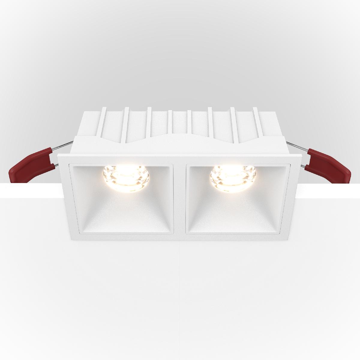 Встраиваемый светильник Maytoni Technical Alfa LED DL043-02-10W4K-D-SQ-W