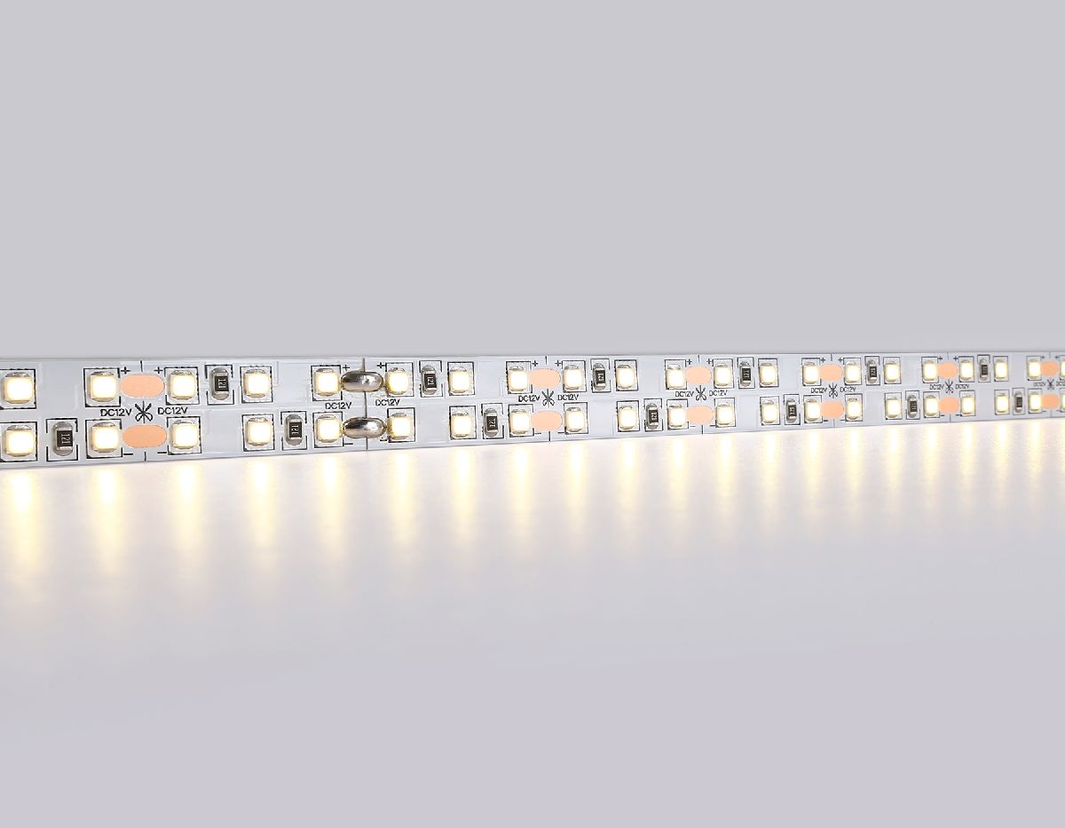 Светодиодная лента двухрядная Ambrella Light LED Strip 12В 2835 24Вт/м 3000K 5м IP20 GS1701