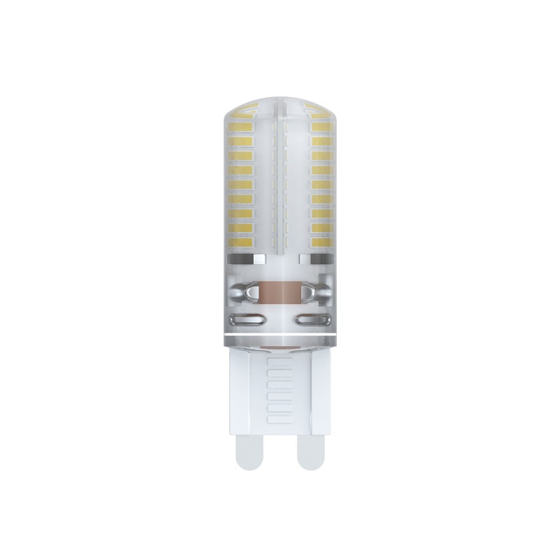 Лампа светодиодная диммируемая (10708) Uniel G9 4W 3000K матовая LED-JCD-4W/WW/G9/CL/DIM SIZ03TR