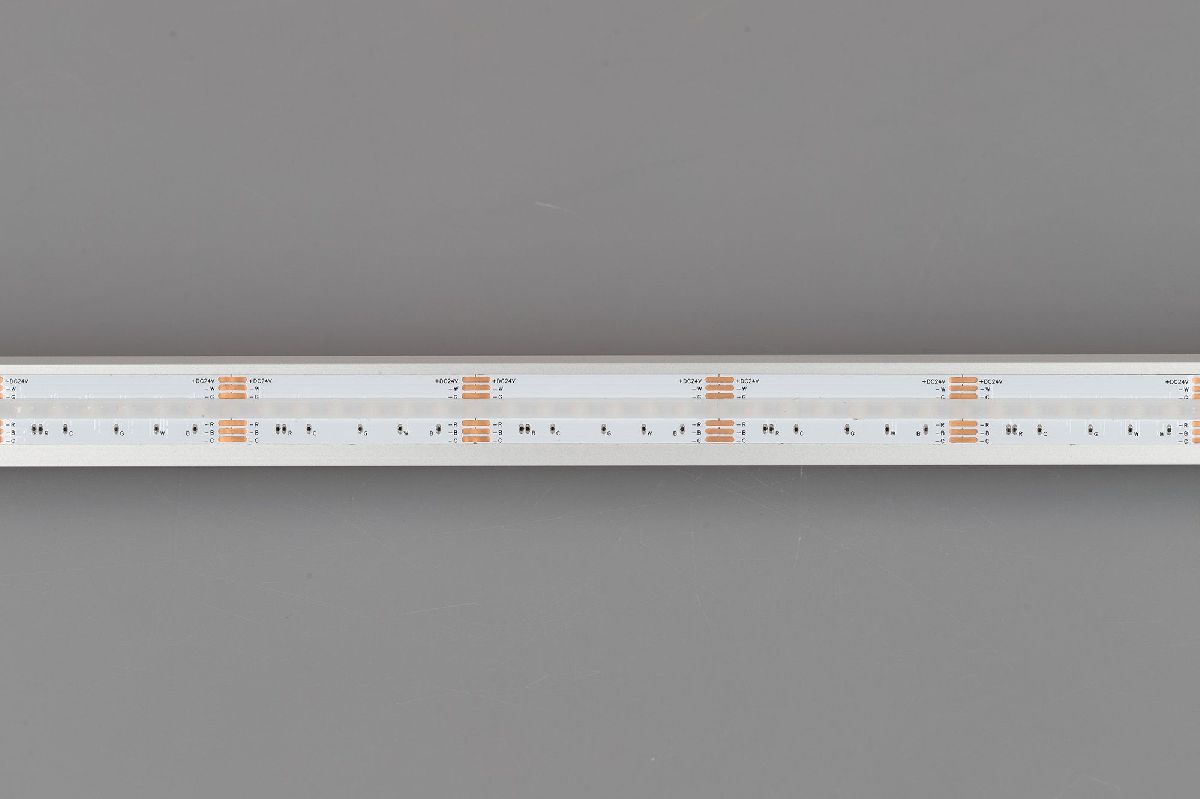 Светодиодная лента Arlight COB-X840-12mm 24V RGBW-MIX (16 W/m, IP20, 5m) 043880