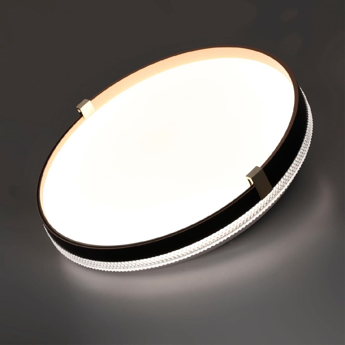 Настенно-потолочный светильник Sonex Olidi black 7647/EL