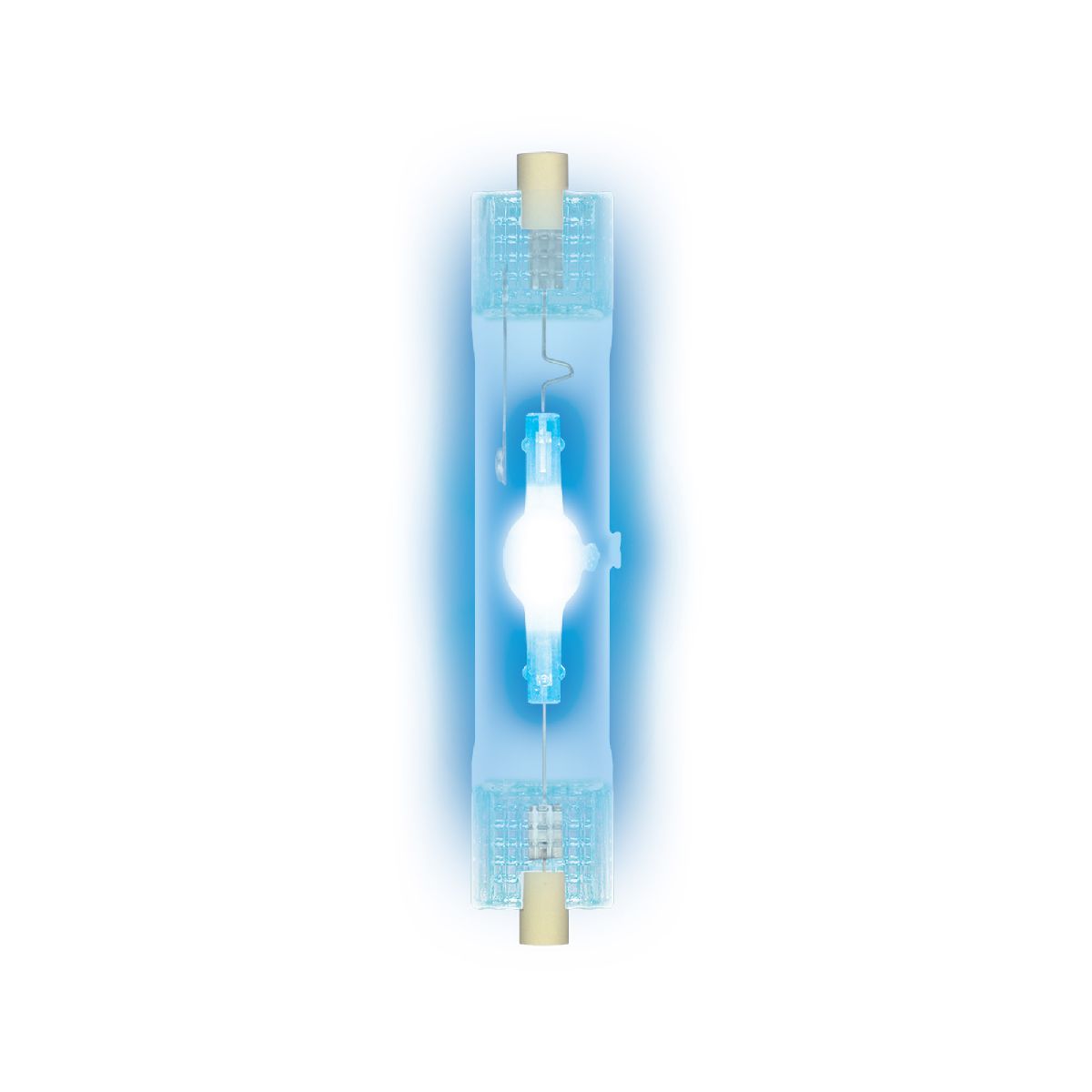 Лампа металлогалогенная линейная (04847) Uniel R7s 70W прозрачная MH-DE-70/BLUE/R7s