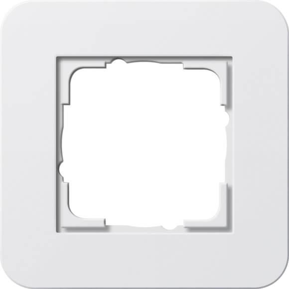 Рамка 1-постовая Gira E3 белый глянцевый 0211410