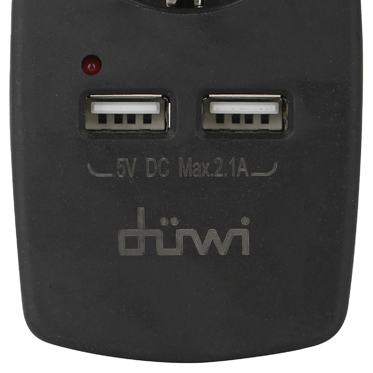 Адаптер 1 гнездо + 2 USB порта на евро вилку Duwi 27419 3
