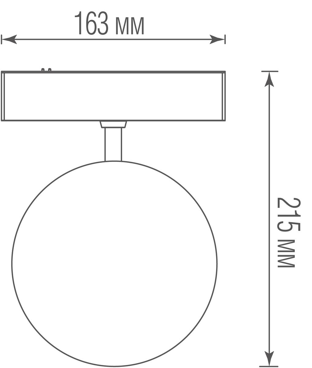 Трековый магнитный светильник Donolux Bubble DL18794WW10BMDIM