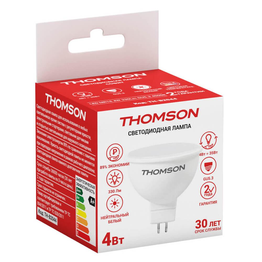 Лампа светодиодная Thomson GU5.3 4W 4000K TH-B2044