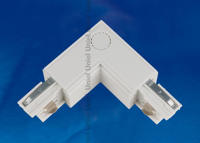 Соединитель для шинопроводов L-образный внешний (09764) Uniel UBX-A21 Silver