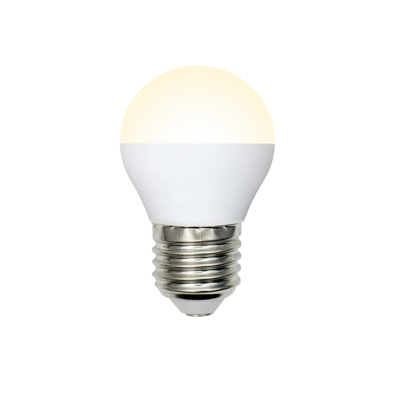 Лампа светодиодная (UL-00001780) Volpe E27 8W 3000K матовая LED-G45-8W/WW/E27/FR/O