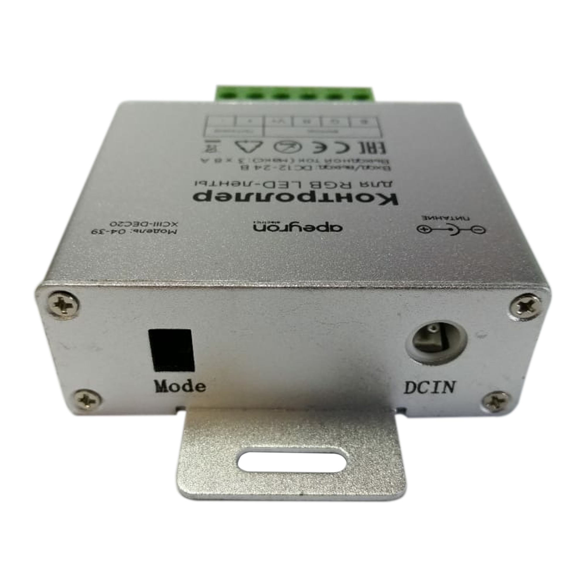 Контроллер RGB Apeyron 12/24В 288/576Вт 3 канала*8А IP20 пульт радио 04-39