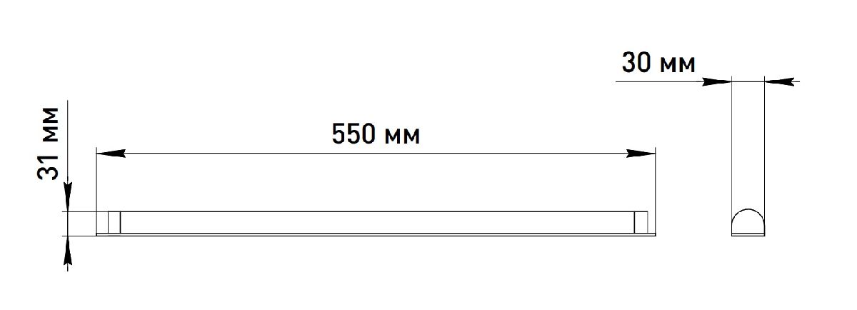 Линейный потолочный светильник Эра SPO-501-M-4K-10 Б0061356