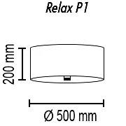 Потолочный светильник TopDecor Relax P1 10 95g