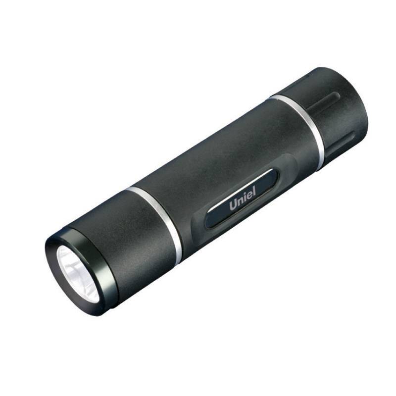 Ручной светодиодный фонарь Uniel (05625) от батареек 60 лм S-LD021-C Black