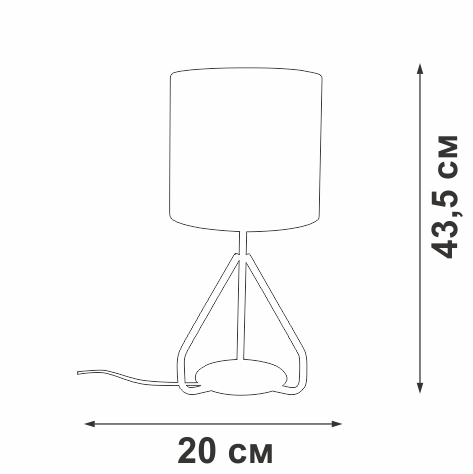 Настольная лампа Vitaluce V2899-0/1L