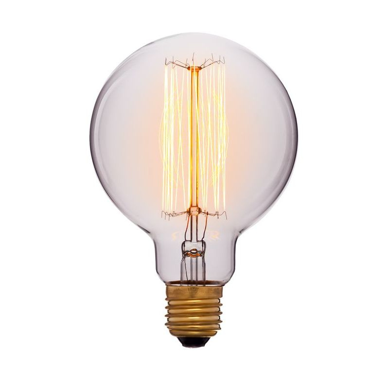 Лампа накаливания Sun Lumen E27 60W прозрачная 052-290