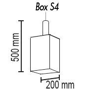 Подвесной светильник TopDecor Box S4 12 01g