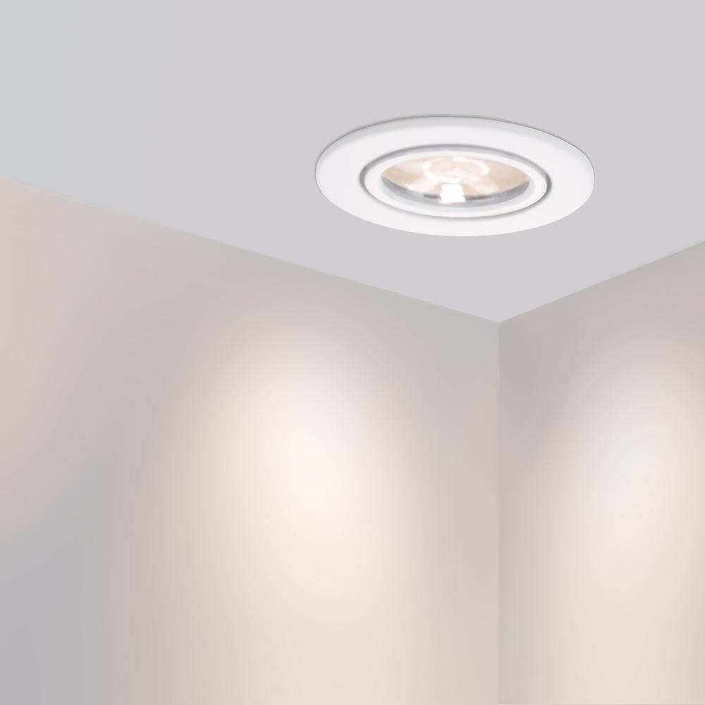Мебельный светильник Arlight LTM-R65WH 5W Warm White 10deg