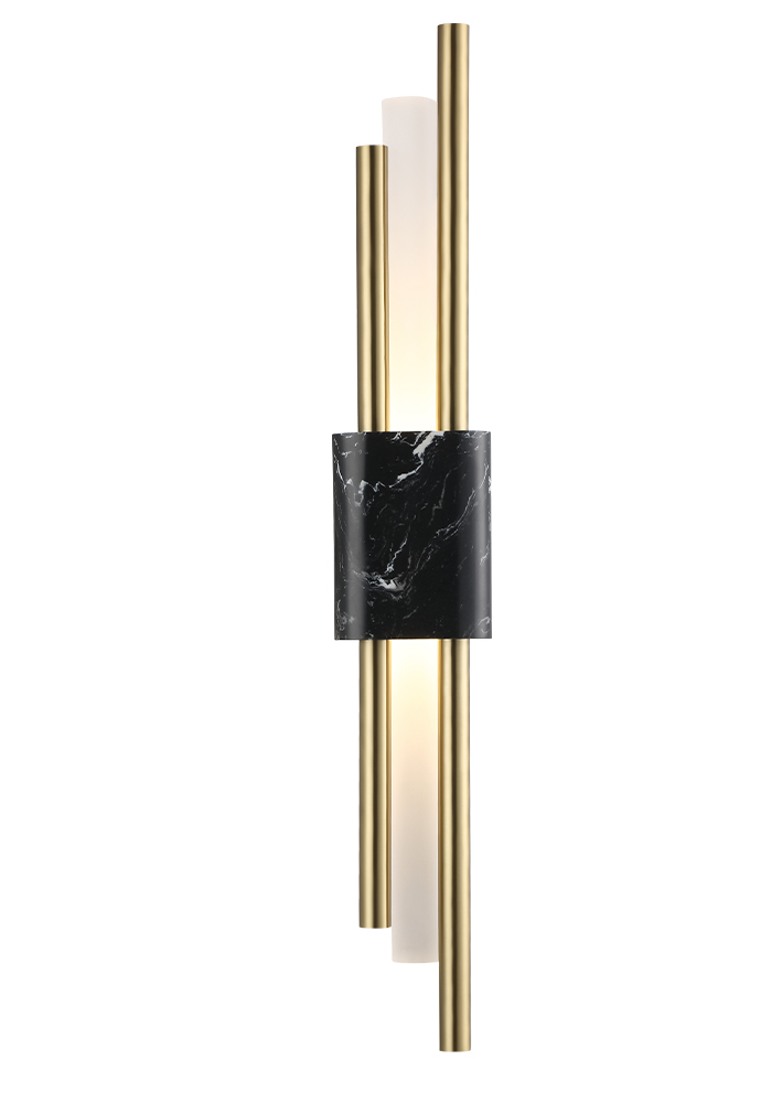 Настенный светильник Crystal Lux CARTA AP6W LED BLACK/BRASS