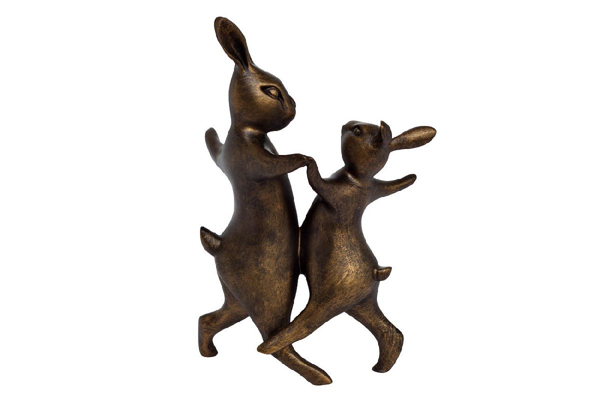 Статуэтка Танцующие кролики Garda Decor D1831