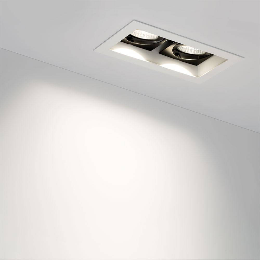 Встраиваемый светильник Arlight CL-KARDAN-S180x102-2x9W White 024128