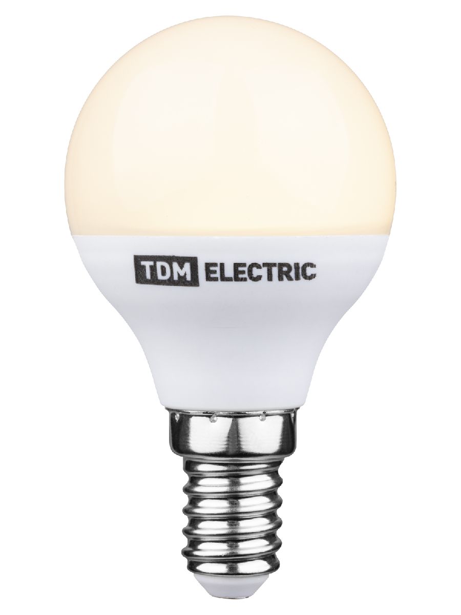 Лампа светодиодная диммируемая TDM Electric Е14 6W 3000K матовая SQ0340-0201