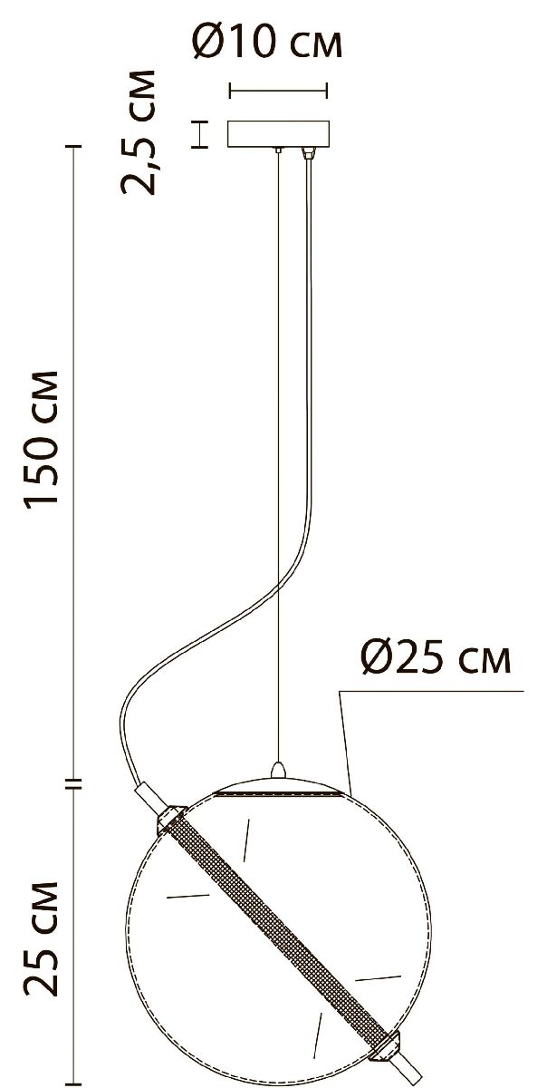 Подвесной светильник Arte Lamp Нolly A3225SP-1PB