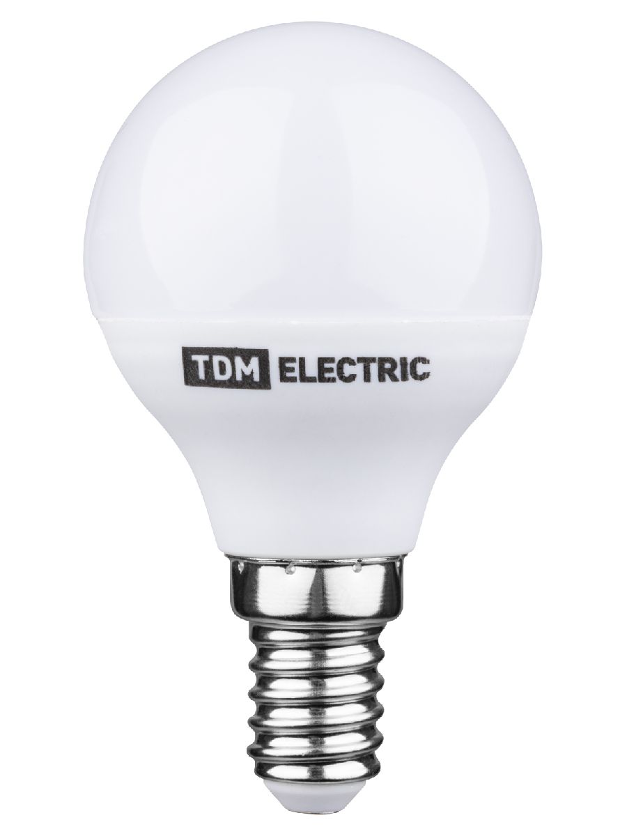 Лампа светодиодная диммируемая TDM Electric Е14 6W 4000K прозрачная SQ0340-0200