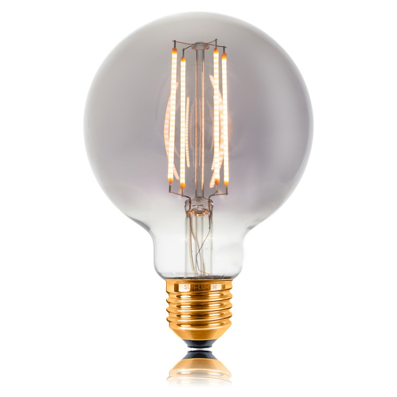 Лампа светодиодная филаментная Sun Lumen E27 4W 2200K прозрачная 057-325