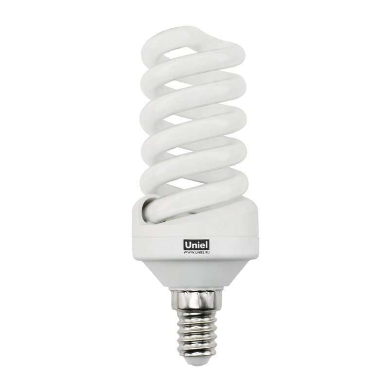 Лампа энергосберегающая Uniel (04109) E14 20W 2700K матовая ESL-S11-20/2700/E14