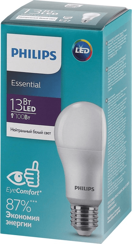 Светодиодная лампа Philips ESS LEDBulb E27 13W 4000K 929002305287