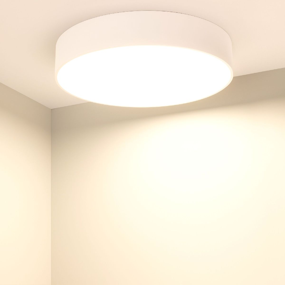 Потолочный светильник Arlight IM-RONDO-EMERGENCY-3H-R350-33W Warm3000 (WH, 120 deg, 230V) 041067